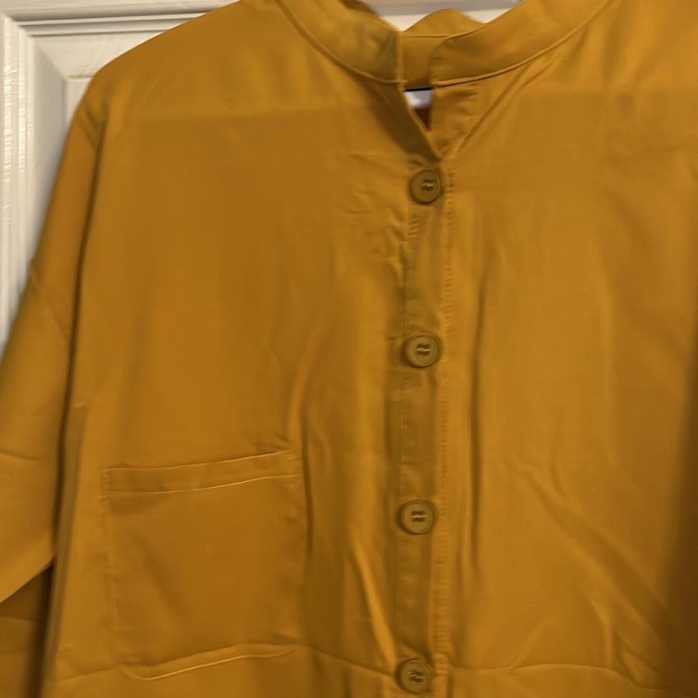 Madepants  Mustard Button Up Jumpsuit - Picture 2 of 6